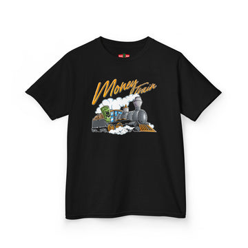Money Train Kids Tee, Fun Kids Shirt, Train Lover Gift, Birthday Present for Boys, Casual Playwear