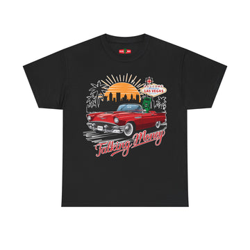 Destination Vegas Tee, Cool Vintage T-Shirt, Perfect Gift for Car Lovers, Summer Style, Talkin' Money Apparel