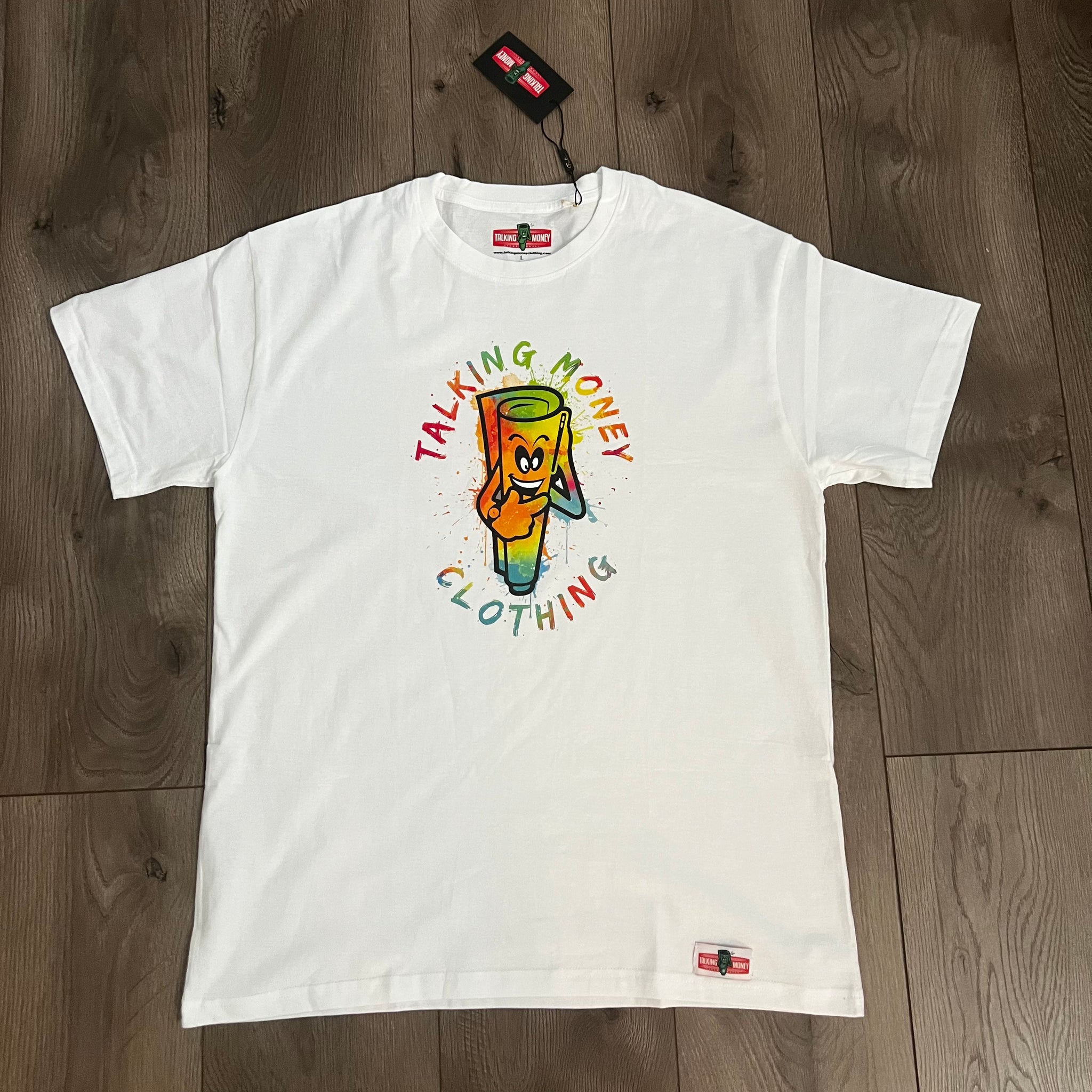 Splash Watermark White tee