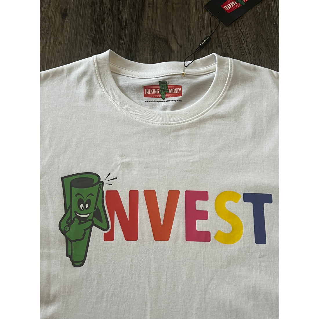 Invest multi color white