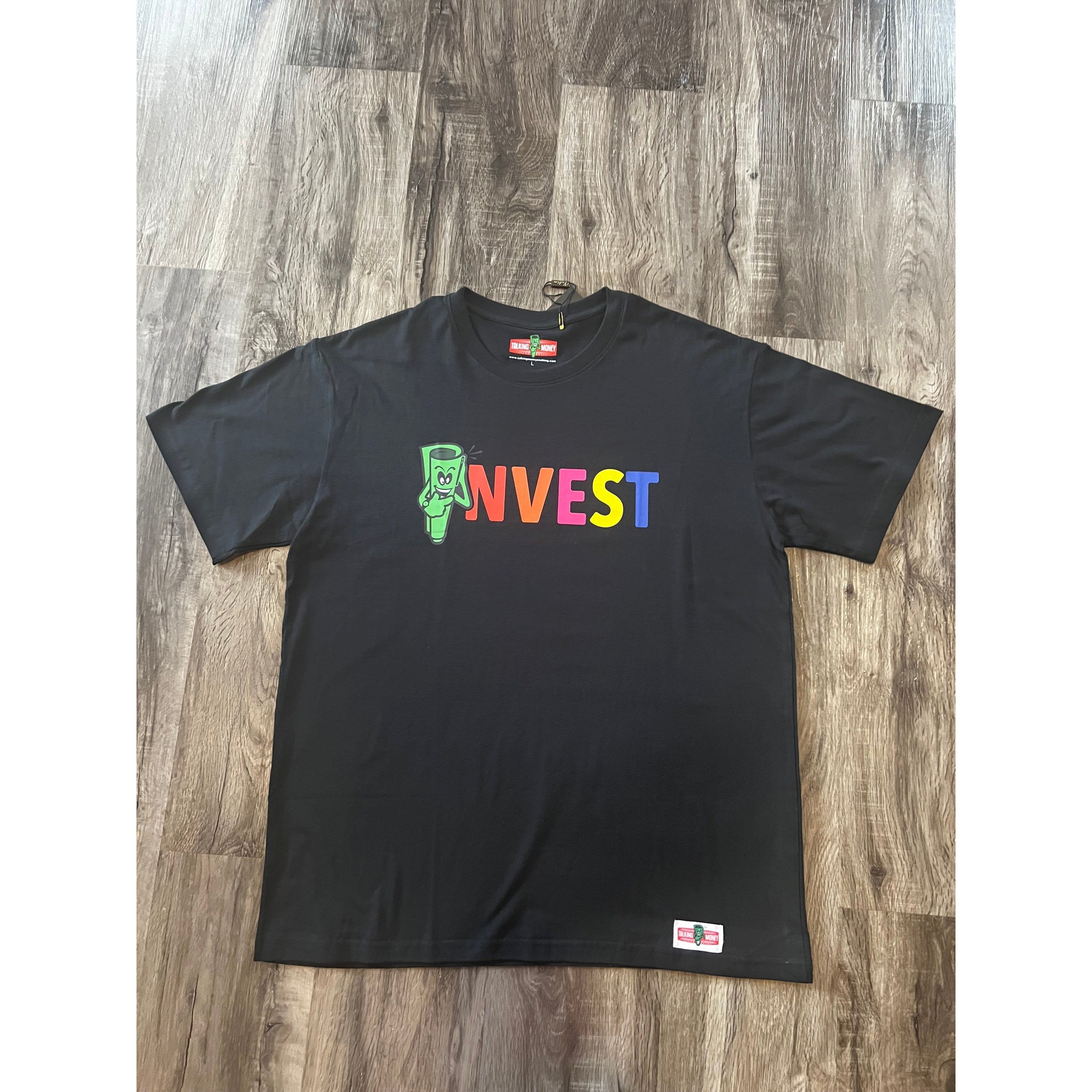 Invest multi color black