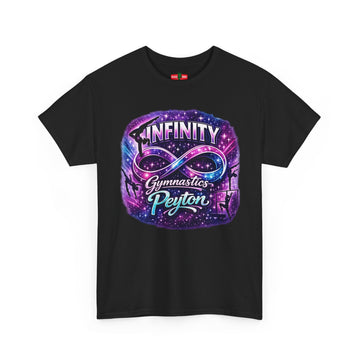 Infinity Gymnastics T-Shirt – Personalized "Peyton" Galaxy Design