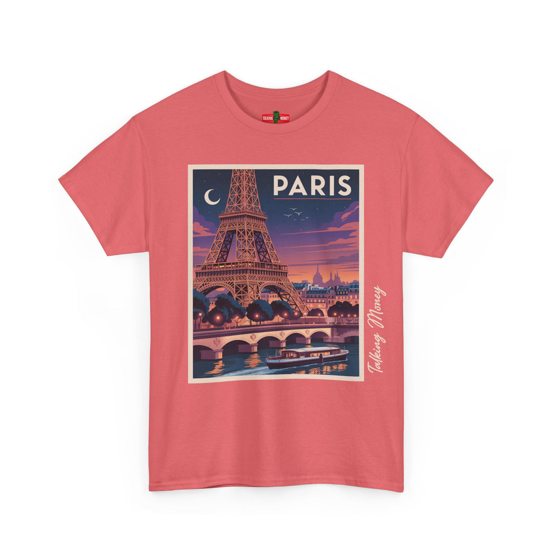 Retro Paris Postcard Tee | Vintage Eiffel Tower Shirt