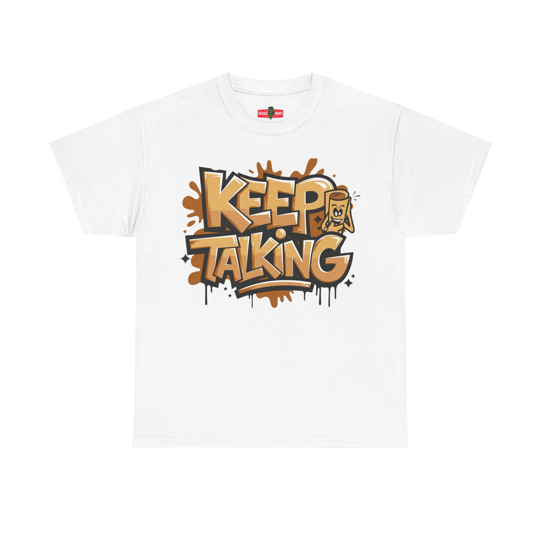 Keep Talking Tee | Unisex Heavy Cotton Graphic Shirt